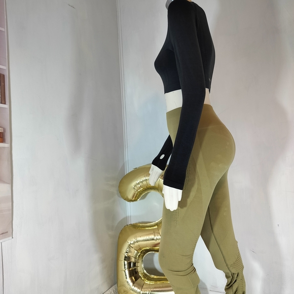 Leggings Olive color - Picture 4 of 9